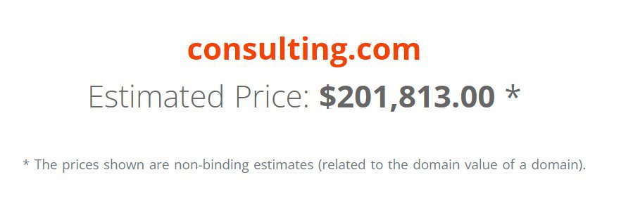 Value of Consulting.com