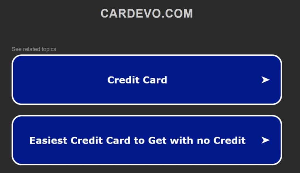 card evio site down